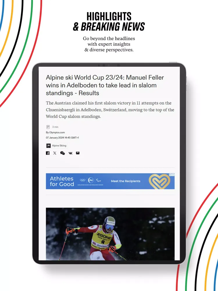 Captures d'écran de Olympics