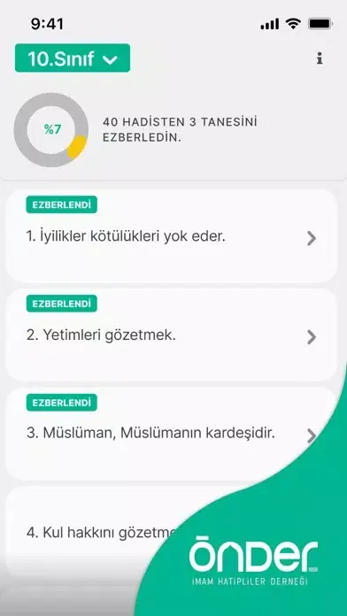 Tangkapan layar PEYGAMBERİM ÖNDERİM