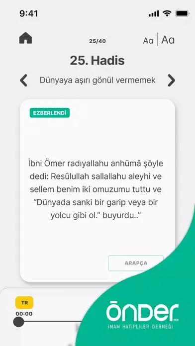 Tangkapan layar PEYGAMBERİM ÖNDERİM