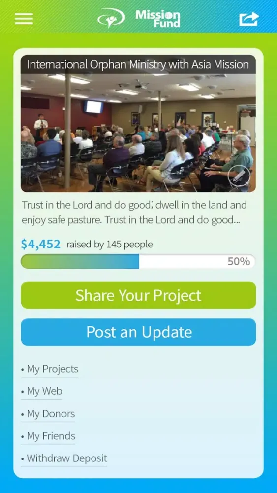 YWAM MissionFund سکرین شاٹس