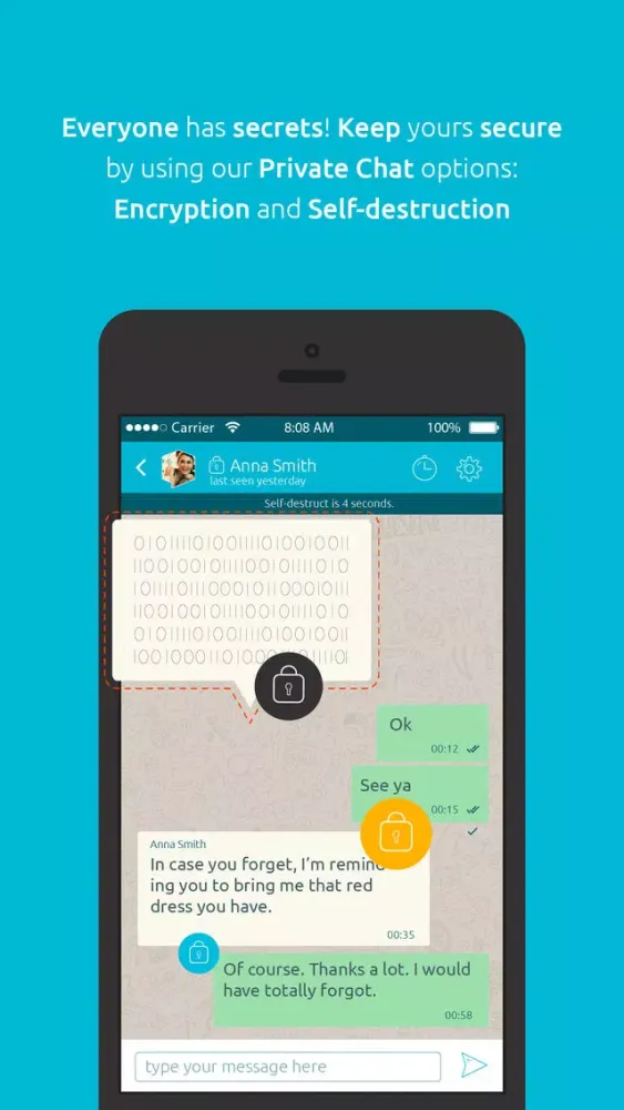 Zrzuty ekranu Onechat Messenger