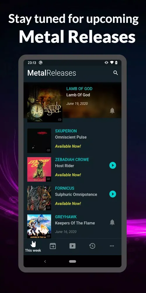 Metal Releases スクリーンショット