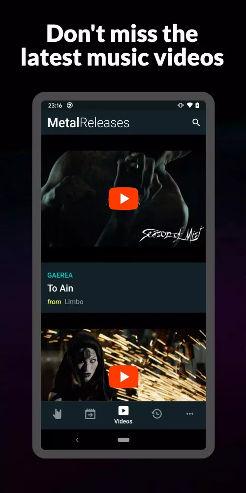Metal Releases スクリーンショット