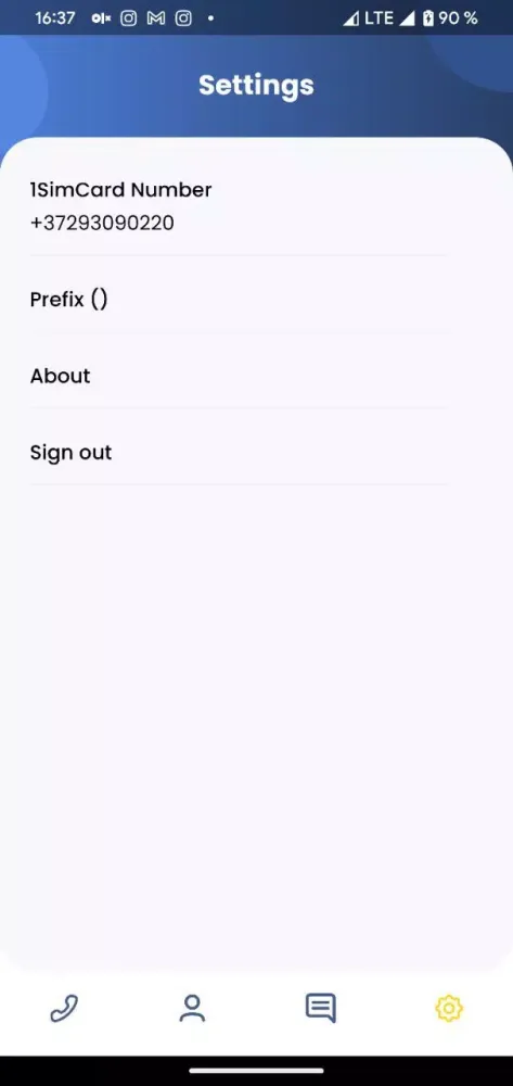 تصاویر OneSim VoIP
