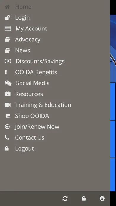 Capturas de pantalla de OOIDA Access