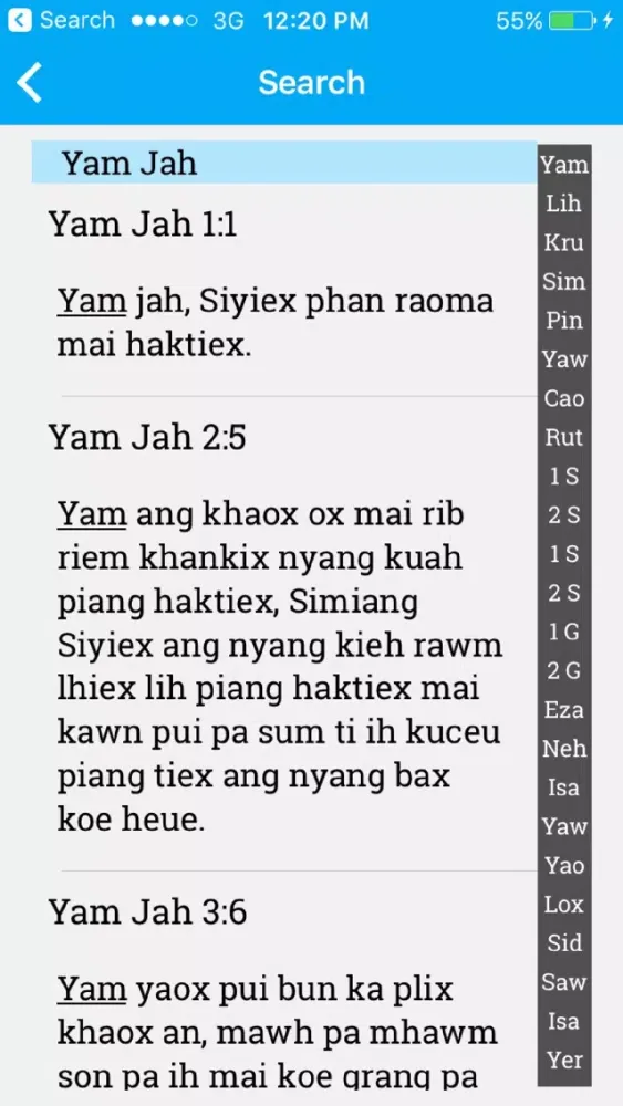 Wa Bible Ekran Görüntüleri