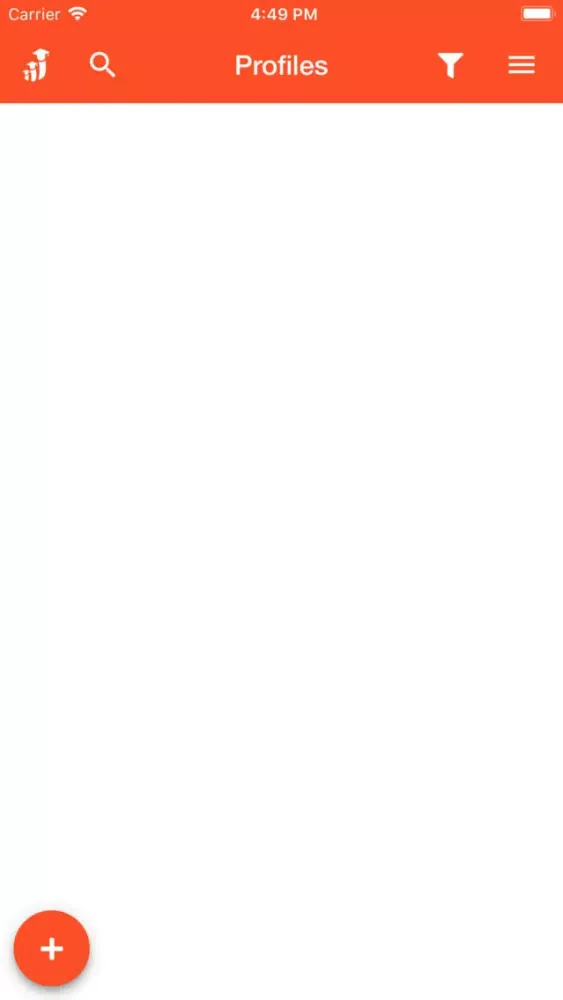Capturas de tela do OpenEMIS Profiles