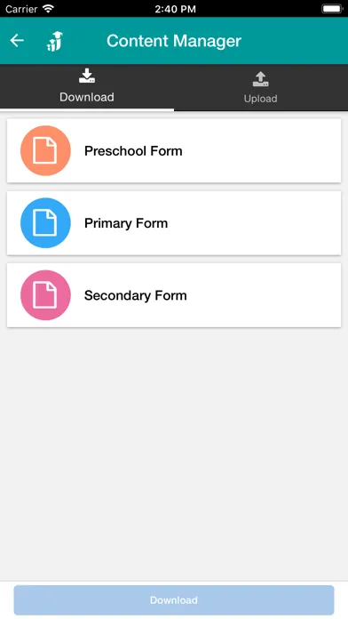 OpenEMIS: Survey应用截图