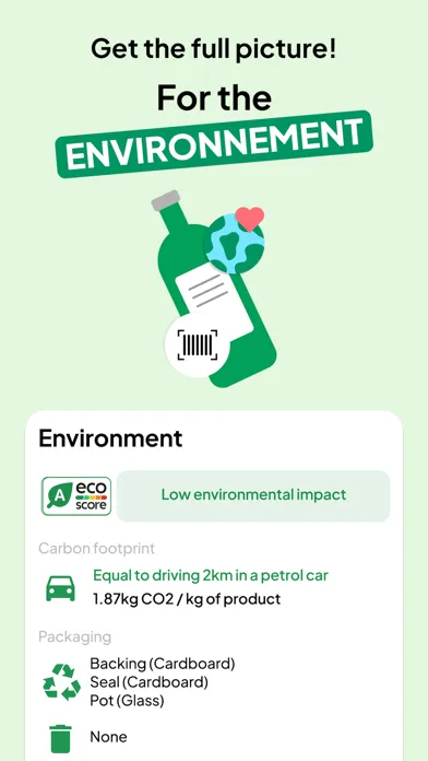 Captures d'écran de Open Food Facts - Product Scan