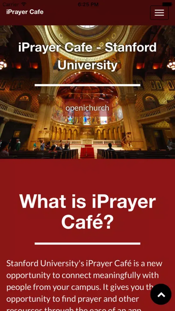 iPrayer Cafe Stanford應用截圖
