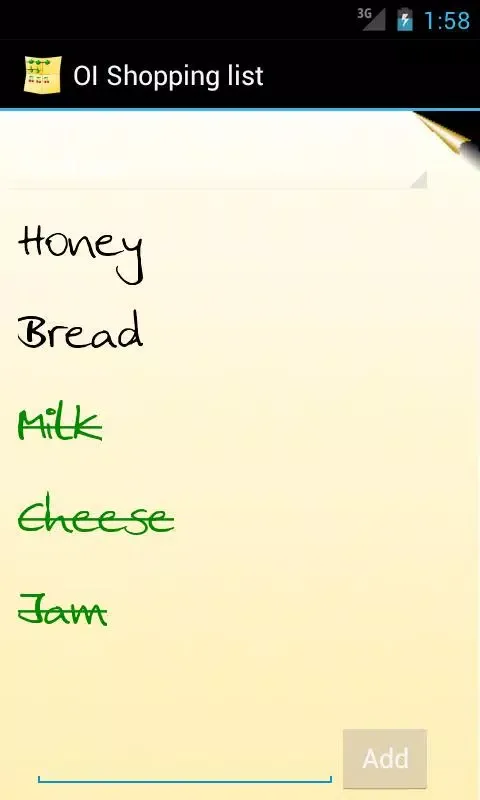 Capturas de pantalla de OI Shopping list