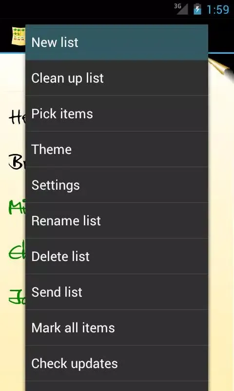 Capturas de pantalla de OI Shopping list