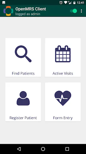 OpenMRS Android Client سکرین شاٹس
