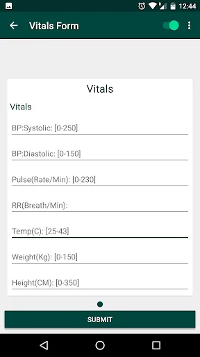 OpenMRS Android Client سکرین شاٹس
