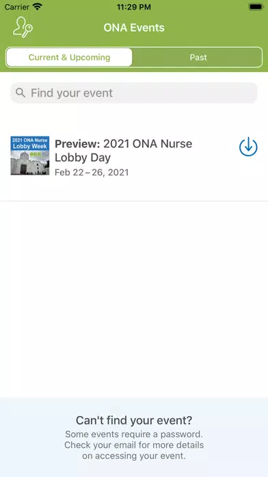 Oregon Nurses Association スクリーンショット