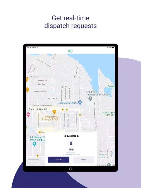 Kaya Dispatch Partner iPad  Ekran Görüntüleri