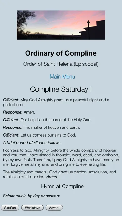 OSH Compline Screenshots