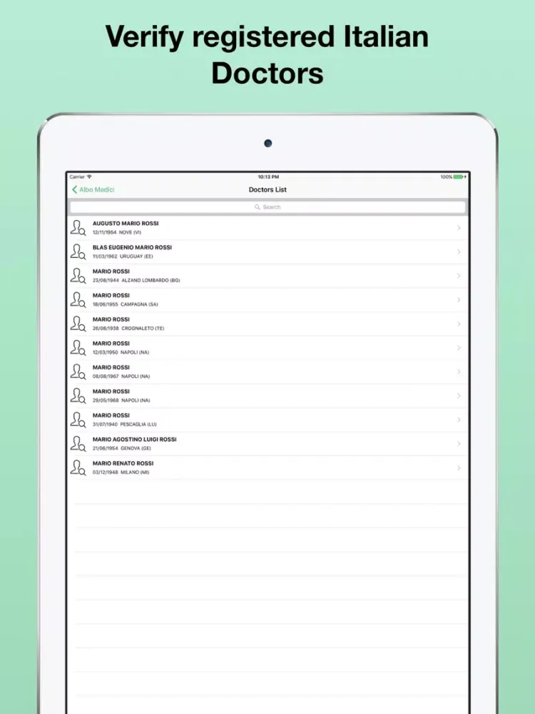 صور AlboMedici Pro - Verify Doctor iPad 