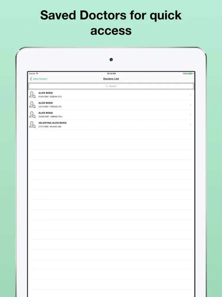 صور AlboMedici Pro - Verify Doctor iPad 