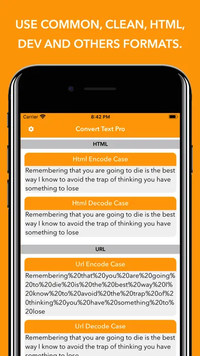 Ảnh chụp màn hình của Convert Text - Format Text