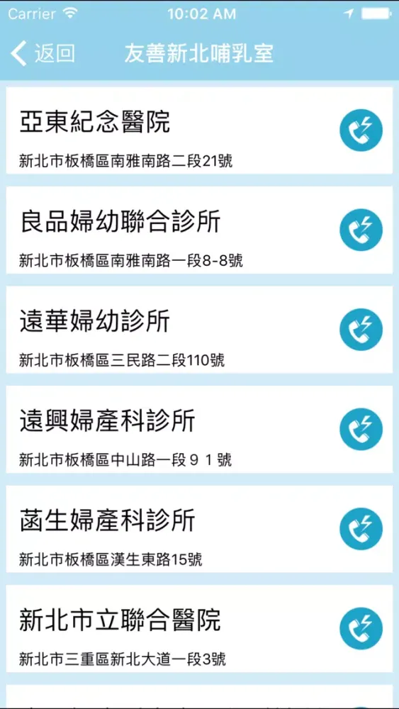 Zrzuty ekranu 新北孕育寶APP