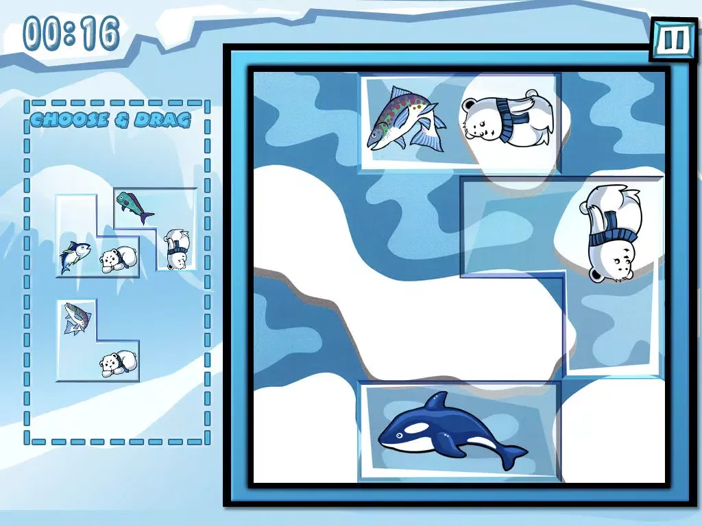 Adventures in Arctic - jigsaw puzzle game! iPad  Screenshots