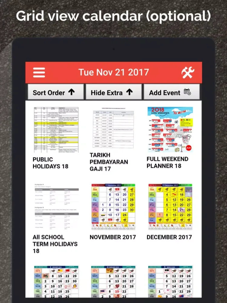 Malaysia Calendar Horse Lunar iPad 应用截图