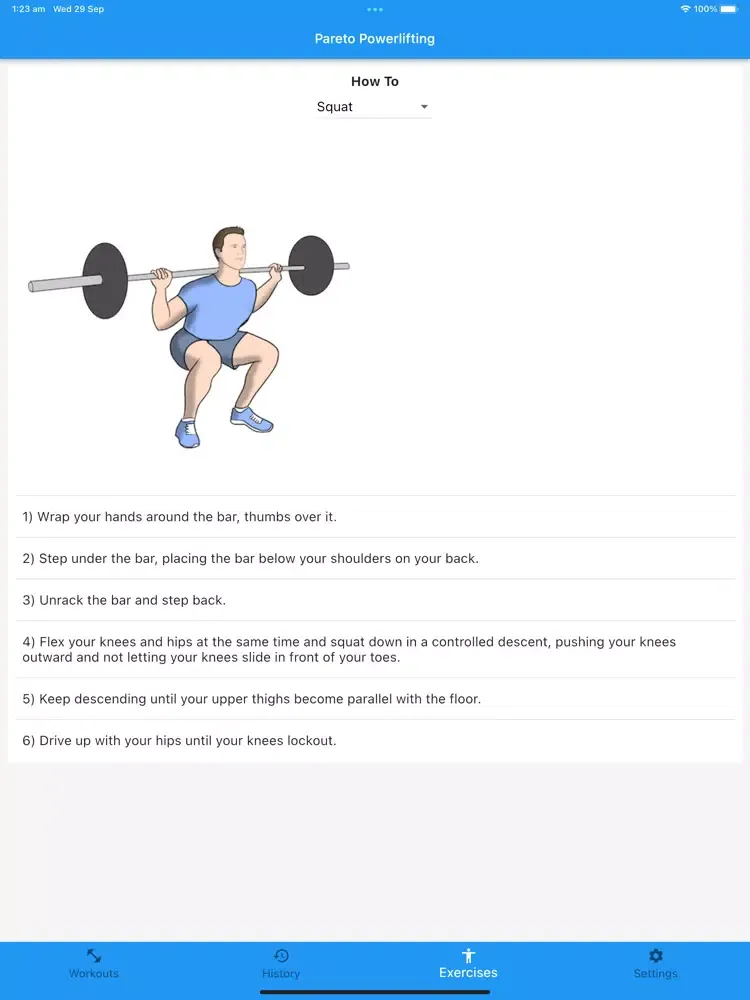 Pareto Powerlifting iPad  Screenshots