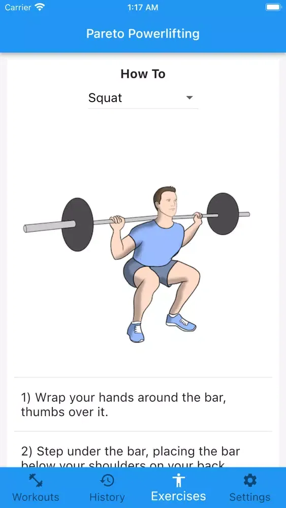 Pareto Powerlifting Screenshots