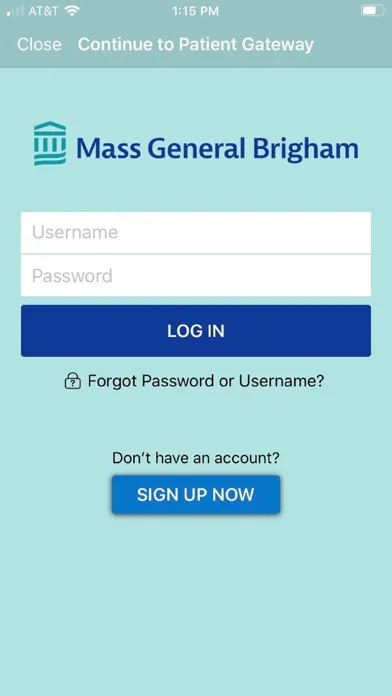 Patient Gateway سکرین شاٹس