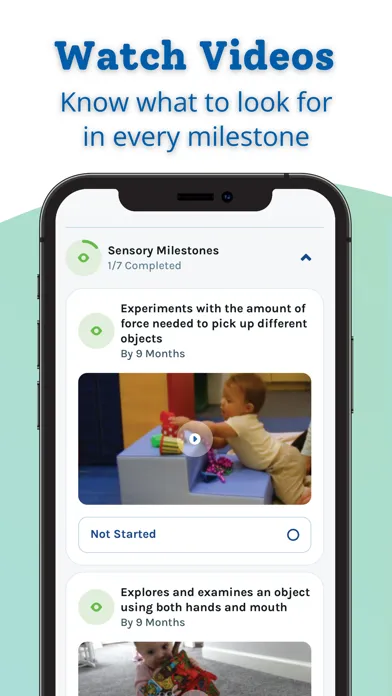 Pathways.org Baby Milestones سکرین شاٹس