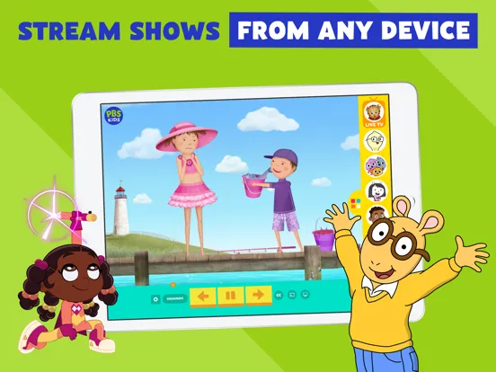PBS KIDS Video iPad  スクリーンショット