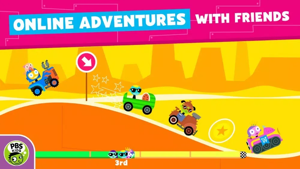 Zrzuty ekranu PBS KIDS Kart Kingdom