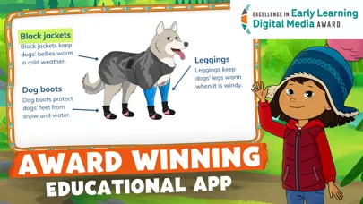 Molly of Denali: Learning App Screenshots