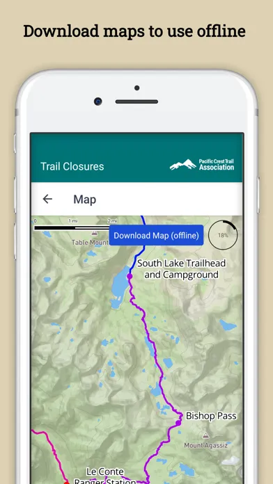 Pacific Crest Trail Closures স্ক্রিনশট