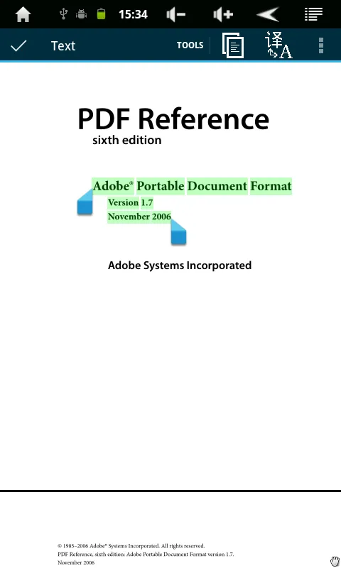 Captures d'écran de PDF and DJVU reader