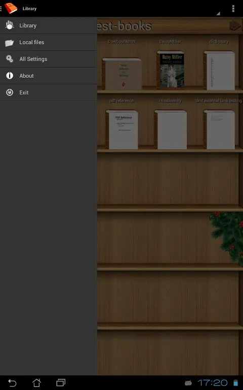 Captures d'écran de PDF and DJVU reader