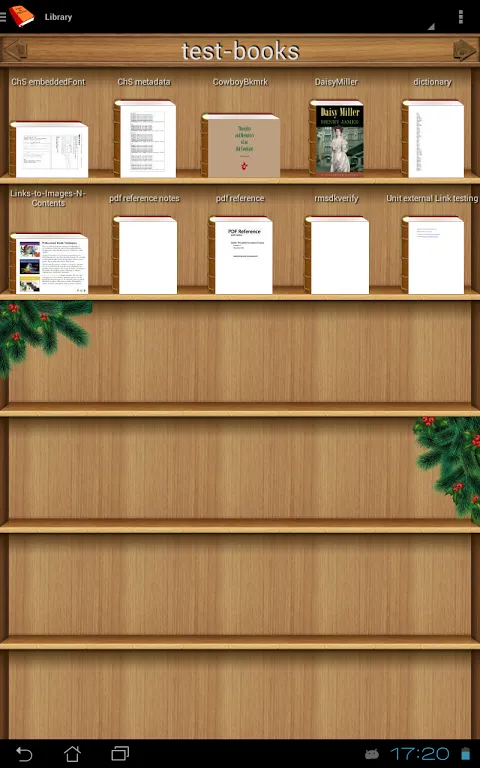 Captures d'écran de PDF and DJVU reader