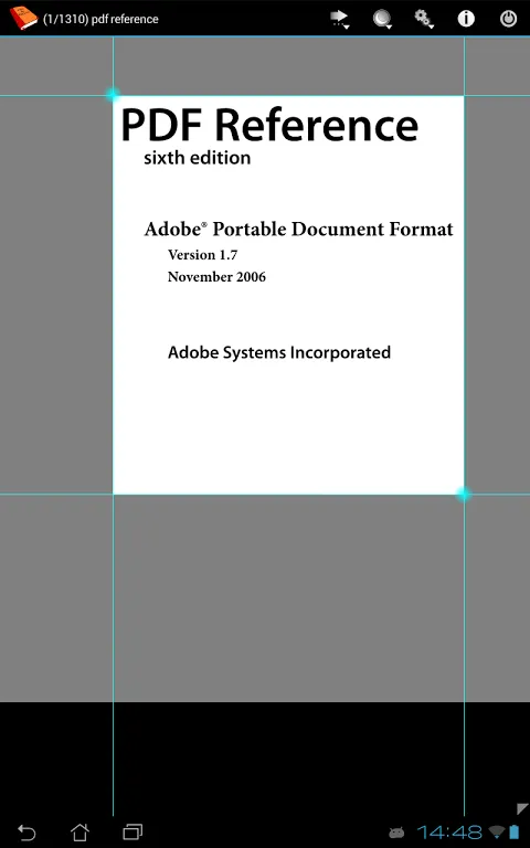 Captures d'écran de PDF and DJVU reader