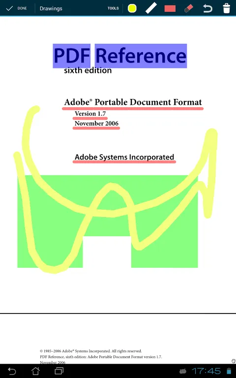 Captures d'écran de PDF and DJVU reader