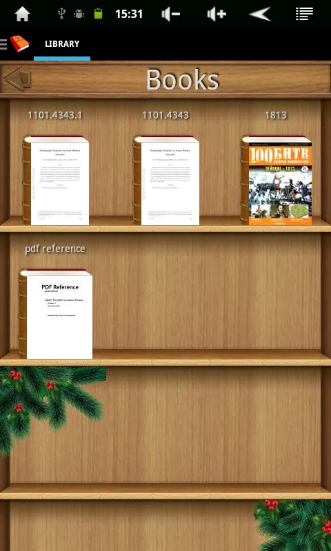 Captures d'écran de PDF and DJVU reader
