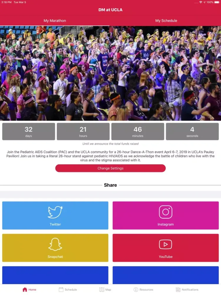 Dance Marathon at UCLA iPad  Screenshots