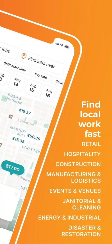 Capturas de tela do JobStack for Work