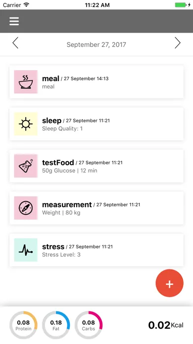 Capturas de pantalla de Personalized Nutrition Project