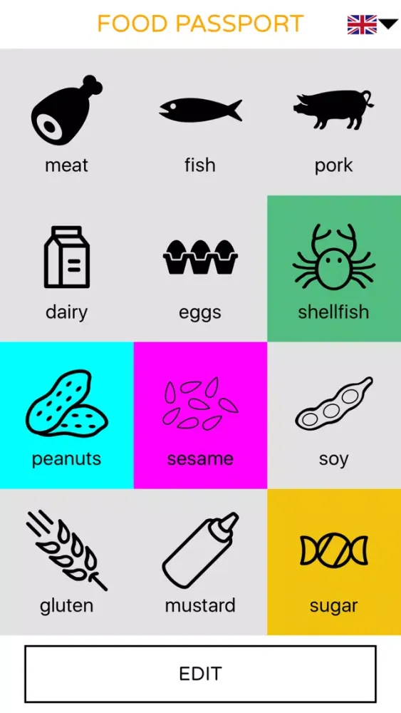 Petal Food Passport应用截图