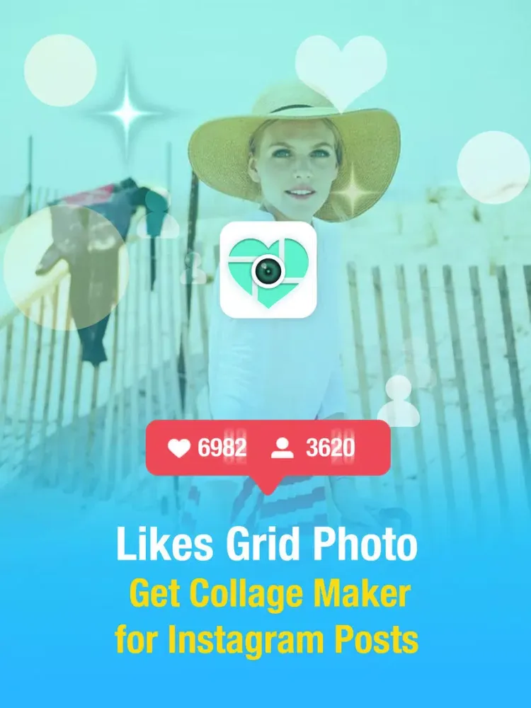 ภาพหน้าจอของ Likes Grid Photo for Followers iPad 