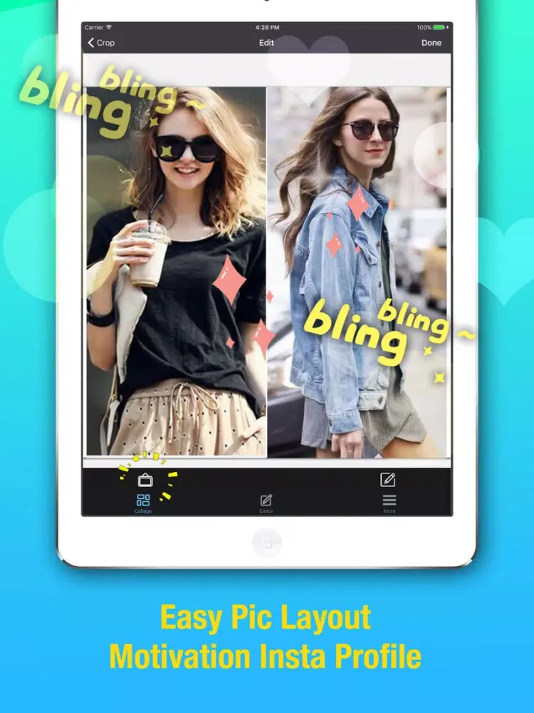 ภาพหน้าจอของ Likes Grid Photo for Followers iPad 