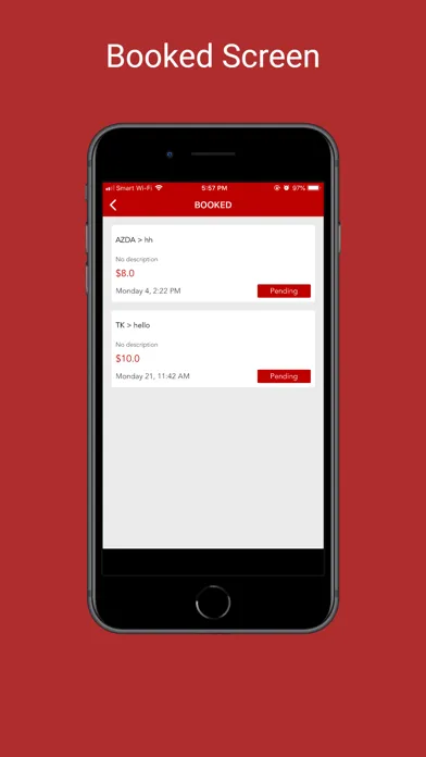 M Express User Screenshots