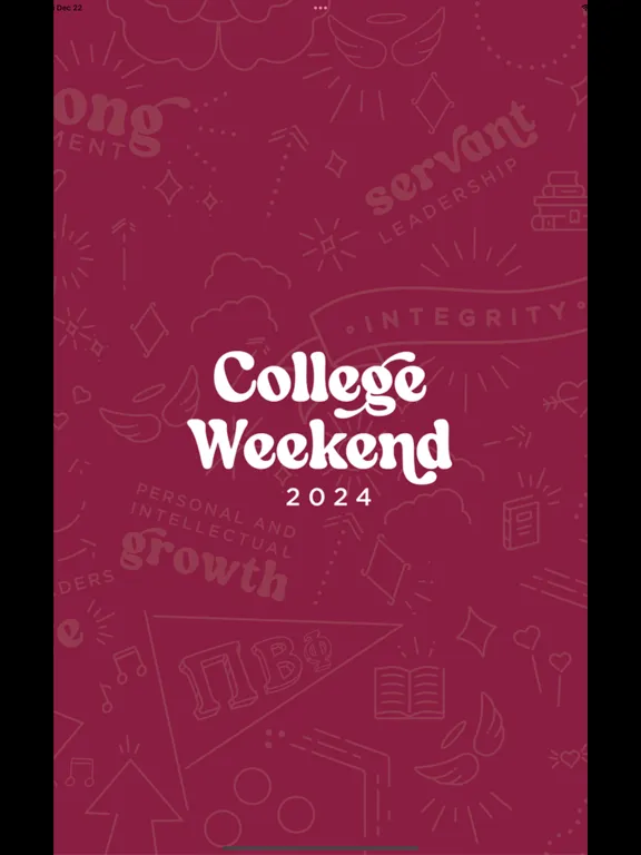 Скриншоты Pi Beta Phi Events iPad 