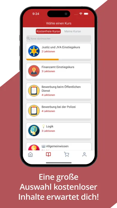 Tangkapan layar Plakos Testtrainer Lernapp